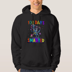 100th Day Of School 100 Days Smarter Books Space A Hoodie