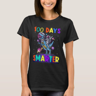 100th Day Of School 100 Days Smarter Books Space A T-Shirt