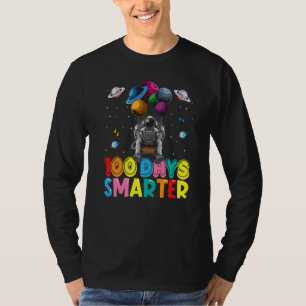 100th Day Of School 100 Days Smarter Space Astrona T-Shirt