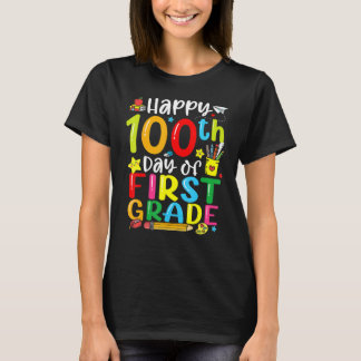100th Day Of School 1st First Grade Teacher Studen T-Shirt