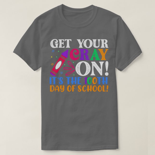 100th day of school 34 T-Shirt (Design Front)
