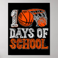 100th Day Of School Basketball Kids 100 Days Of Sc