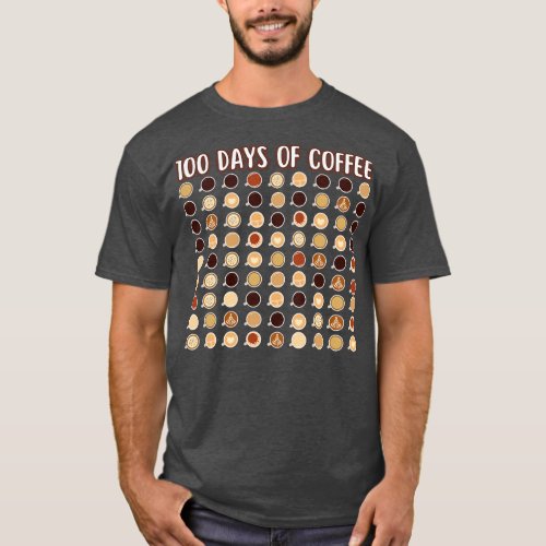 100th Day Of School Coffee Cups T_Shirt