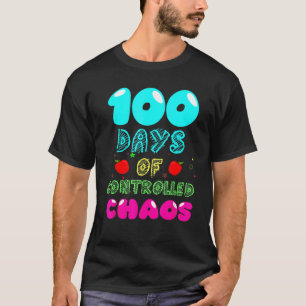 100th Day Of School Funny Design For Kindergarten  T-Shirt