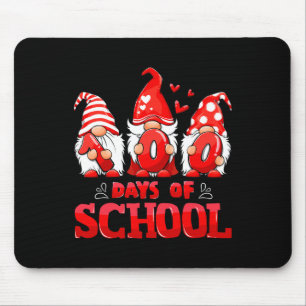 100th Day Of School Gnome Teachers Students 100 Da Mouse Pad