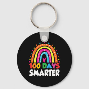 100th Day Of School Ideas Teacher 100 Days Smarter Keychain