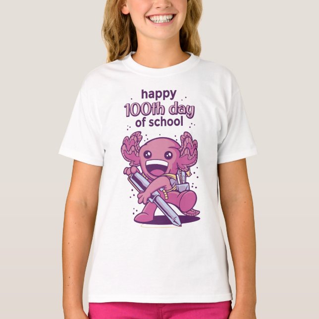 100th day of school invitation T-Shirt (Front)