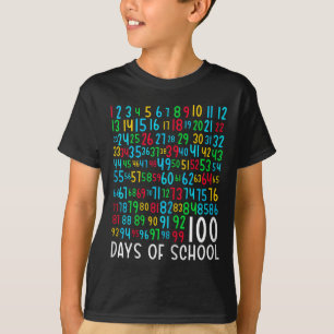 100th Day Of School Kids 100 Days Learning Math Nu T-Shirt
