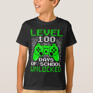100th Day Of School Kids Level 100 Days Of School T-Shirt
