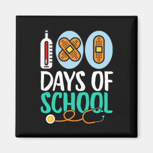 100th Day Of School Kids Teacher 100 Days Of Schoo Magnet