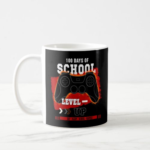 100th Day Of School Level Up Gamer  Coffee Mug