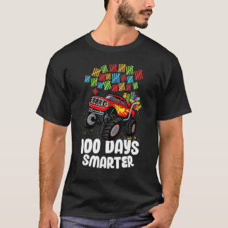 100th Day Of School Monster Truck 100 Smarter_5 T-Shirt