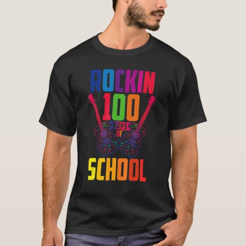 100th Day Of School Music Teacher  100 Days Smarte T_Shirt