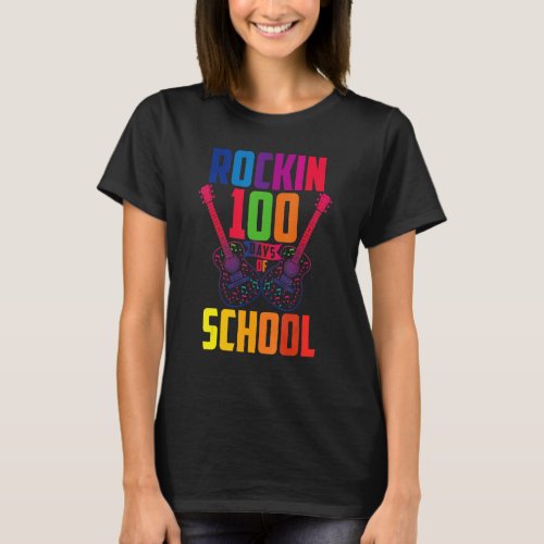 100th Day Of School Music Teacher  100 Days Smarte T_Shirt