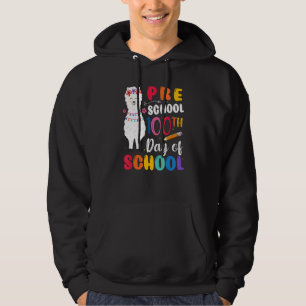 100th Day Of School No Prob Llama 100th Day Presch Hoodie