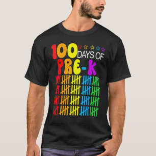 100th Day Of School Pre K Teacher Student 100 Days T-Shirt