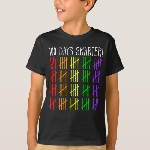 100th Day of School Rainbow Counting Teacher T_Shirt