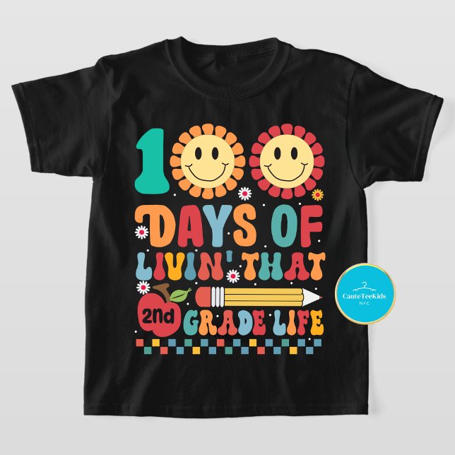 100th Day Of School | Second Grade T-Shirt (Creator Uploaded)
