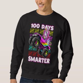 100th Day of School Shirt Unicorn Monster Truck 10