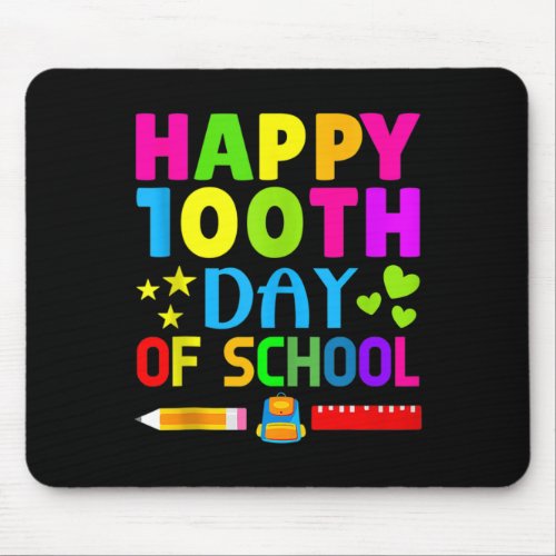 100th Day Of School Student Gamers Teache Kinderga Mouse Pad