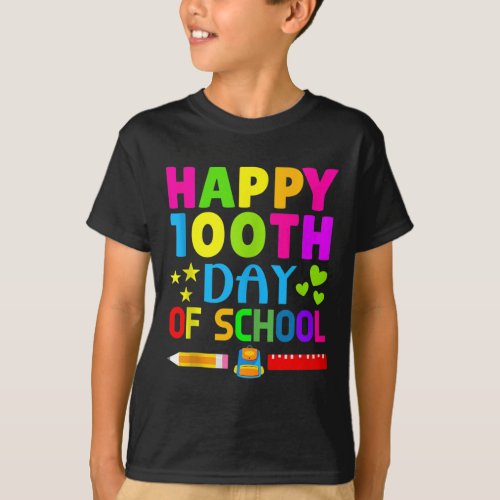 100th Day Of School Student Gamers Teache Kinderga T_Shirt