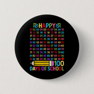 100th Day Of School Teacher 100 Days Math Numbers  Button