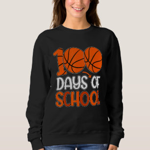 100th day of School Teacher Boys Girls 100 days Ba Sweatshirt