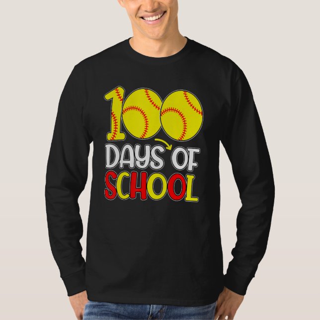 100th Day Of School Teacher Boys Girls 100 Days So T-Shirt (Front)