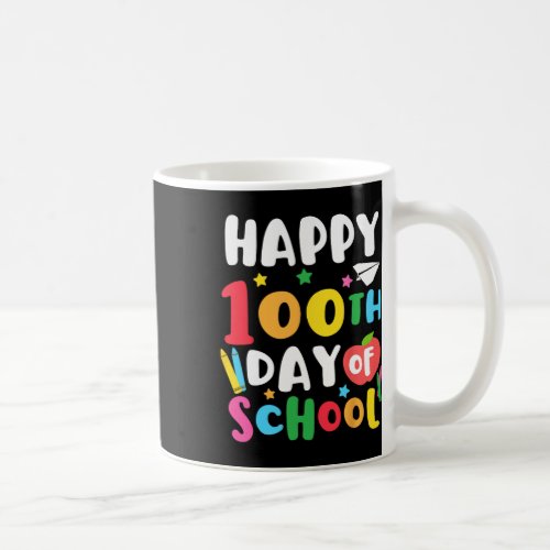 100th Day Of School Teacher Kids 100 Days Kinderga Coffee Mug