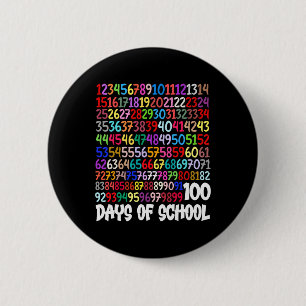 100th Day Of School Teacher Kids 100 Days Math Num Button