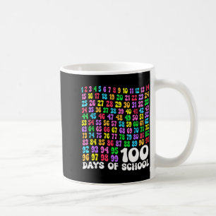 100th Day Of School Teacher Kids 100 Days Math Num Coffee Mug