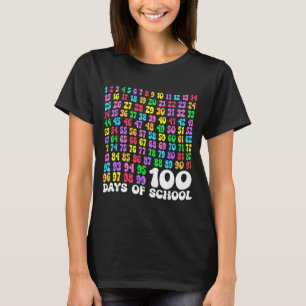 100th Day Of School Teacher Kids 100 Days Math Num T-Shirt