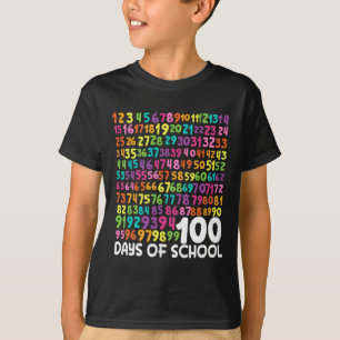 100th Day Of School Teacher Kids 100 Days Math Num T-Shirt