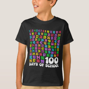 100th Day Of School Teacher Kids 100 Days Math Num T-Shirt