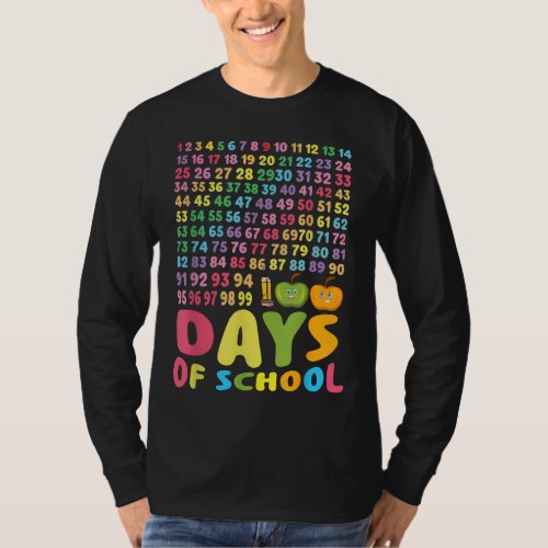 100th Day of School Teacher Kids 100 Days School M T_Shirt