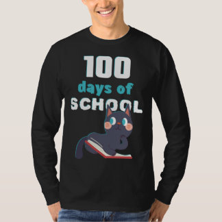 100th Day of School Teacher Kitten Kitten T-Shirt