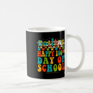 100th Day Of School Teacher Student Kids Groovy Hi Coffee Mug