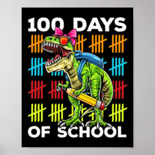 100th Day Of School Teachers 100 Days 3 Poster