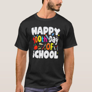 100th Day Of School Teachers Costume 100 Days Stud T-Shirt