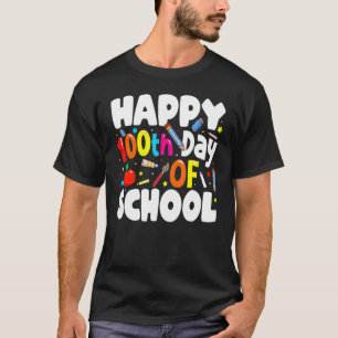 100th Day Of School Teachers Costume 100 Days Stud T-Shirt