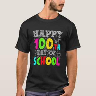 100th Day Of School Teachers Costume 100 Days Stud T-Shirt