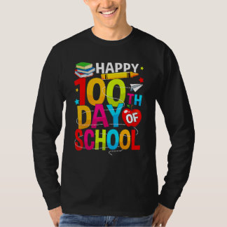 100th Day Of School Teachers Kids Child Happy 100 T-Shirt