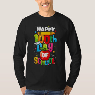 100th Day Of School Teachers Kids Child Happy 100  T-Shirt