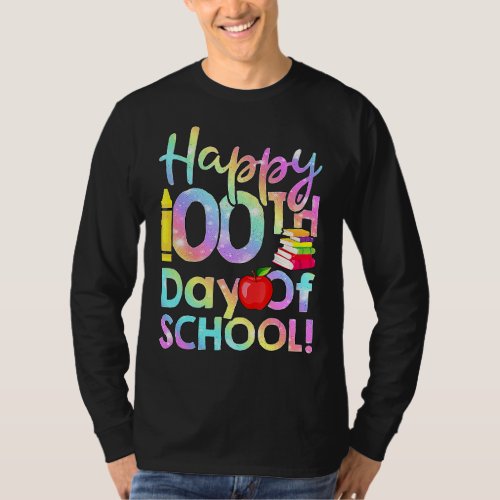 100th Day Of School Teachers Kids Happy 100 Days T_Shirt