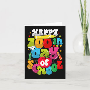 100th Day Of School Teachers Student Happy 100 Day Card