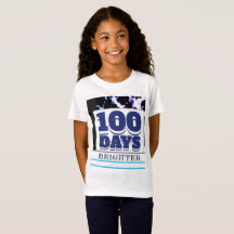 100th Day School Purple Black Blue