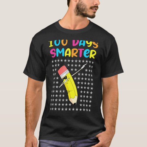 100th Day Smarter Back To School Teacher Retro Dab T_Shirt