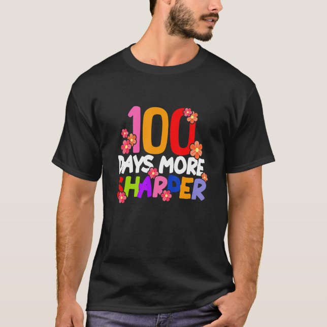 100th Days More Sharper Cactus Teacher Educator Gi T-Shirt (Front)