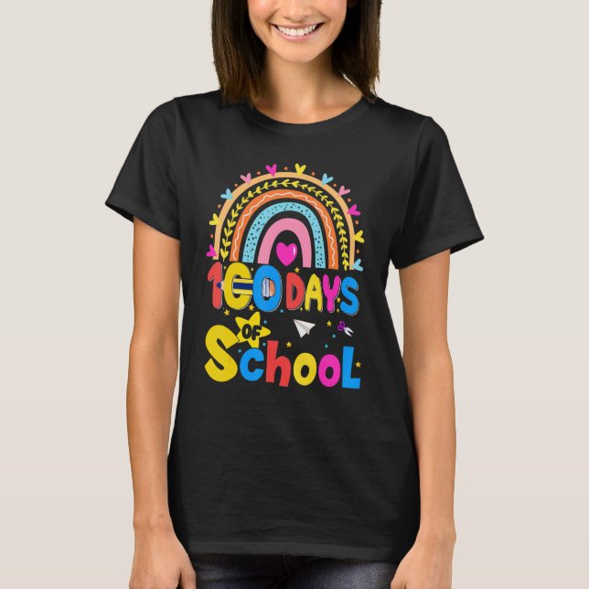 100th Days of School Teacher Kids - 100 Days Smart T-Shirt (Front)