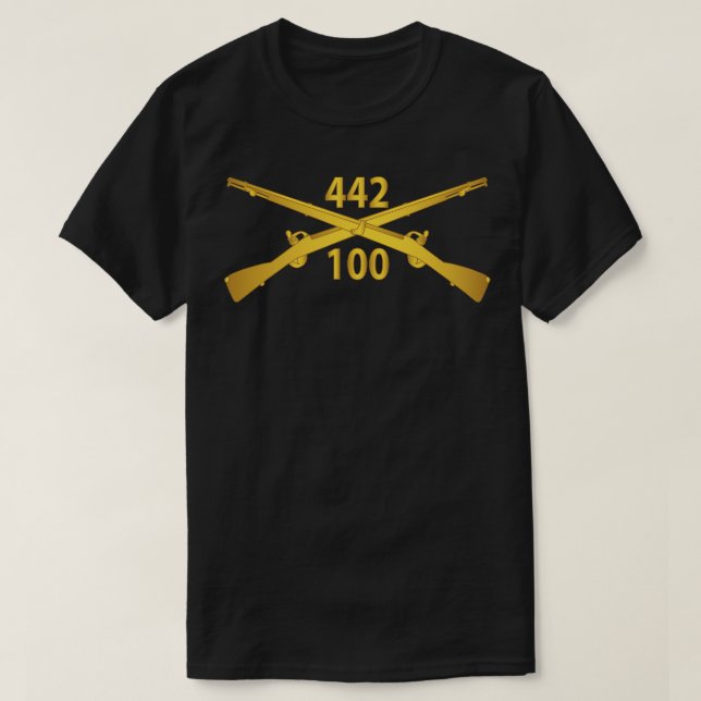 100th Infantry Battalion 442nd Infantry Regiment w T-Shirt (Design Front)